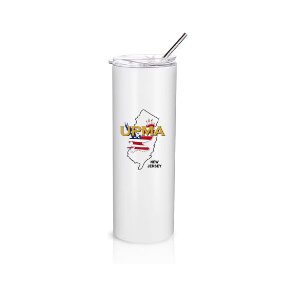 NEW JERSEY  State Logo Stainless Steel Tumbler with Lid 20 oz.