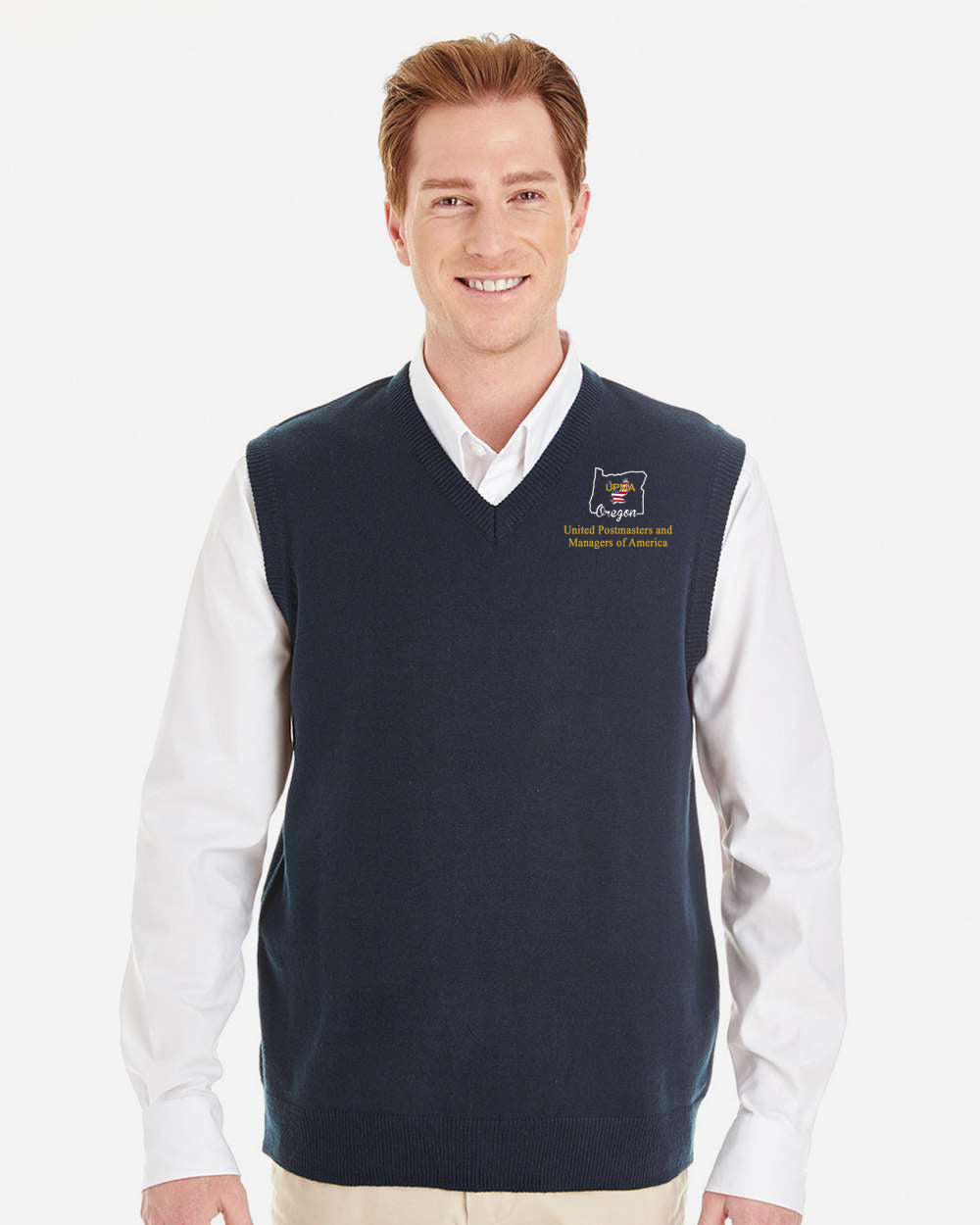 OREGON Embroidered Unisex Pilbloc™ V-Neck Sweater Vest
