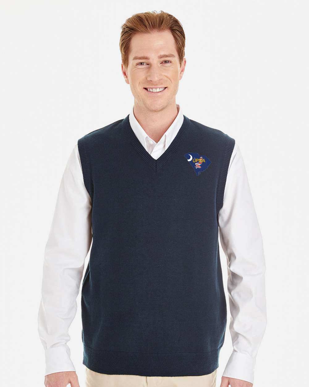 SOUTH CAROLINA Embroidered Unisex Pilbloc™ V-Neck Sweater Vest