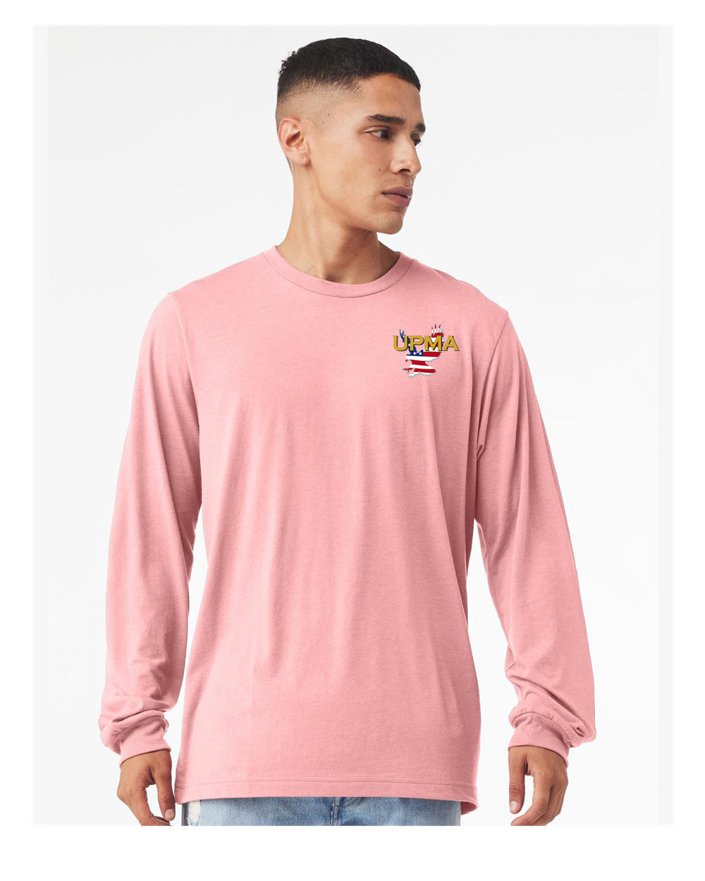 Unisex Printed Jersey Long Sleeve Tee