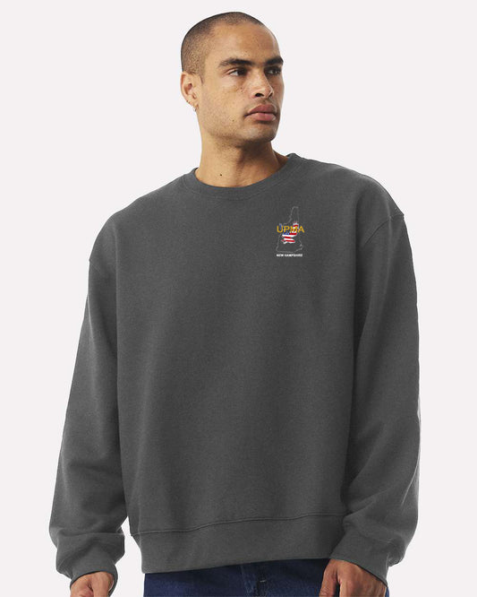 Embroidered NEW HAMPSHIRE State Logo Unisex 10 oz. Heavyweight Crew Neck Sweatshirt