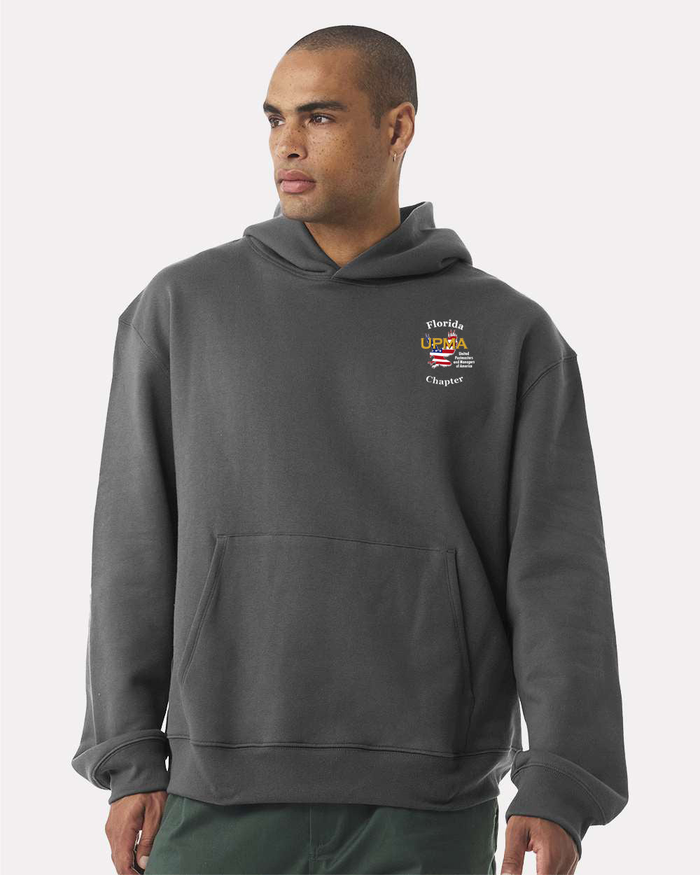 Embroidered FLORIDA chapter Logo Unisex 10 oz. Heavyweight Hoodie Sweatshirt