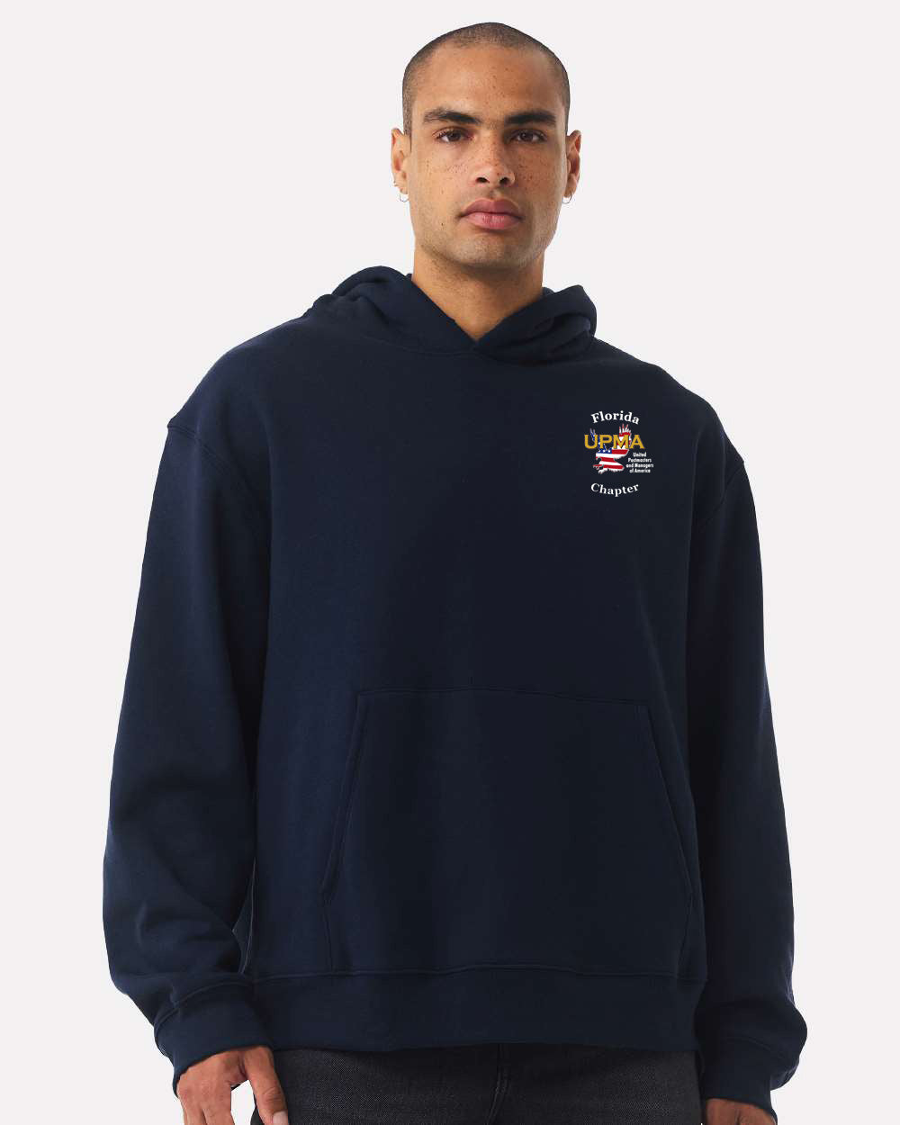 Embroidered FLORIDA chapter Logo Unisex 10 oz. Heavyweight Hoodie Sweatshirt