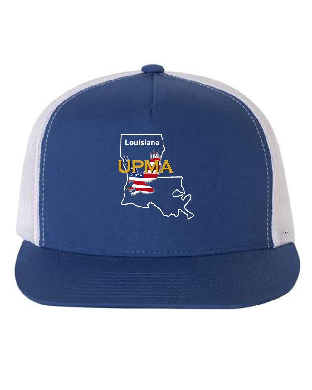 LOUISIANA Logo Embroidered Retro Trucker Cap