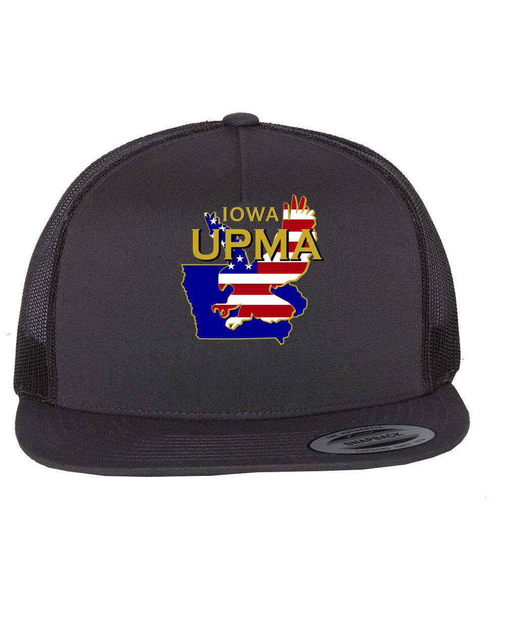 IOWA Logo Embroidered Retro Trucker Cap