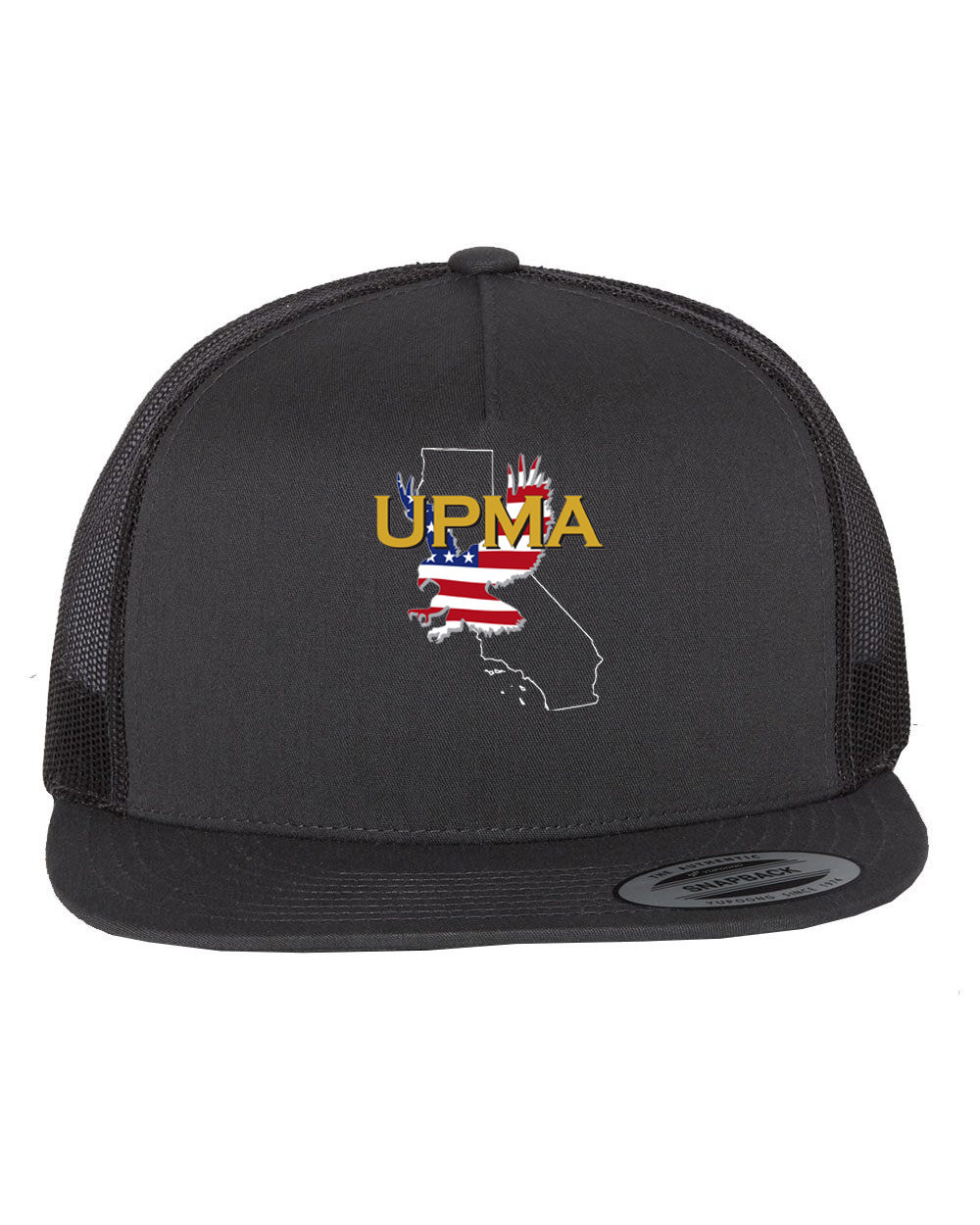 CALIFORNIA Logo Embroidered Retro Trucker Cap