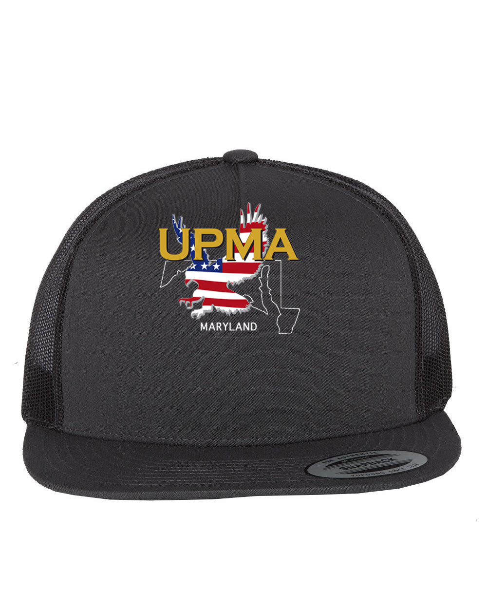 MARYLAND Logo Embroidered Retro Trucker Cap