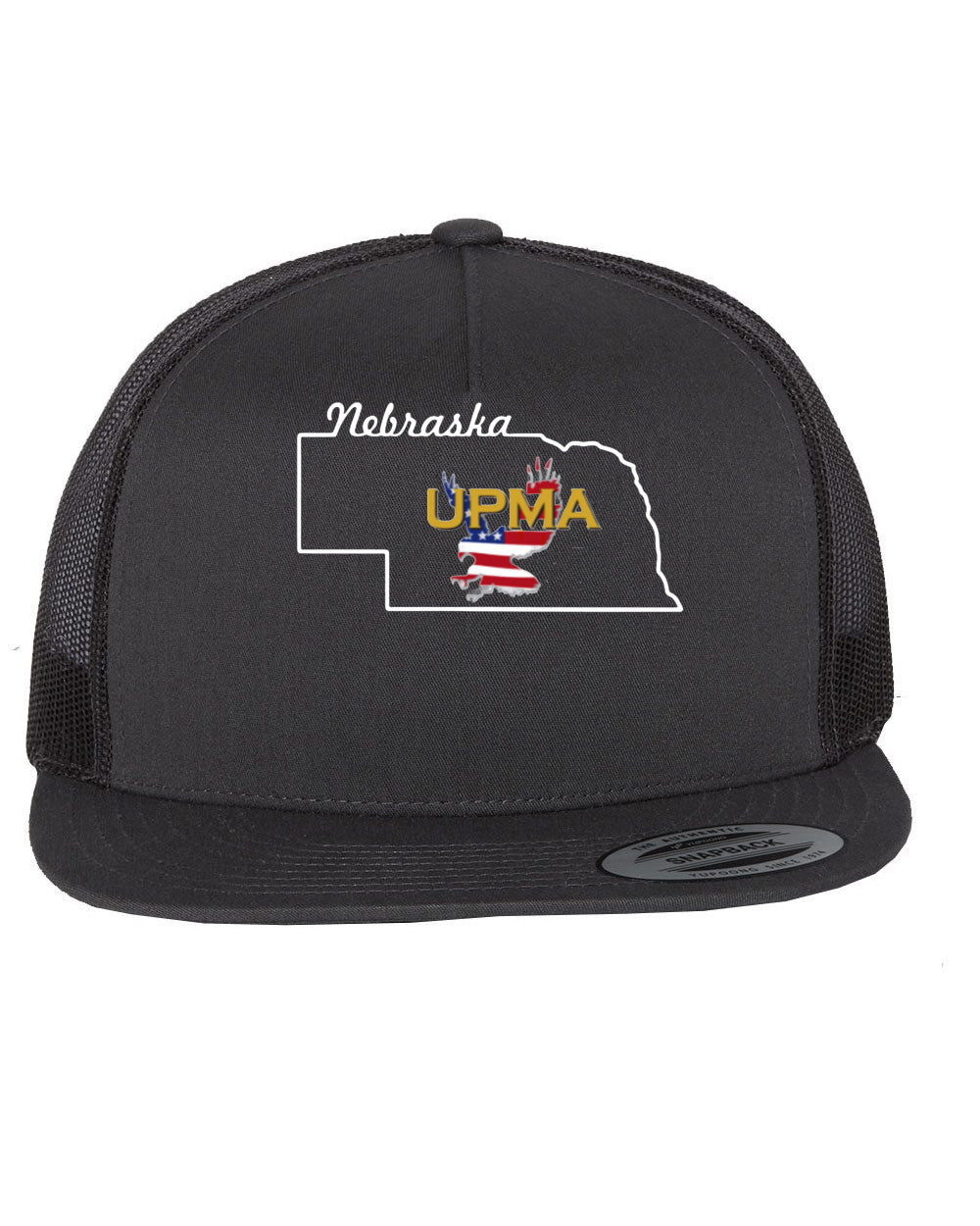 NEBRASKA Logo Embroidered Retro Trucker Cap