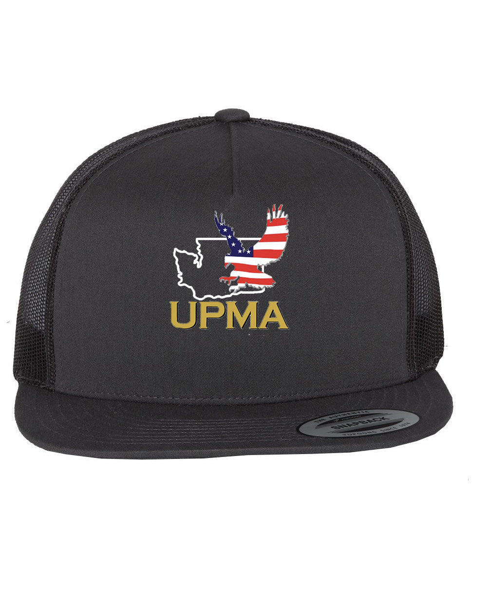 WASHINGTON Logo Embroidered Retro Trucker Cap