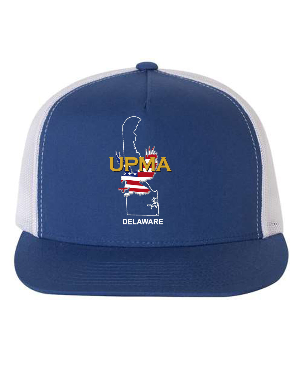 DELAWARE Logo Embroidered Retro Trucker Cap