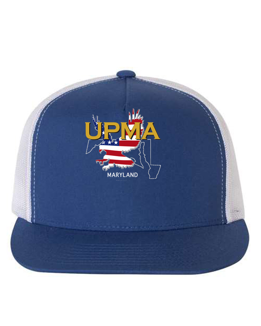 MARYLAND Logo Embroidered Retro Trucker Cap