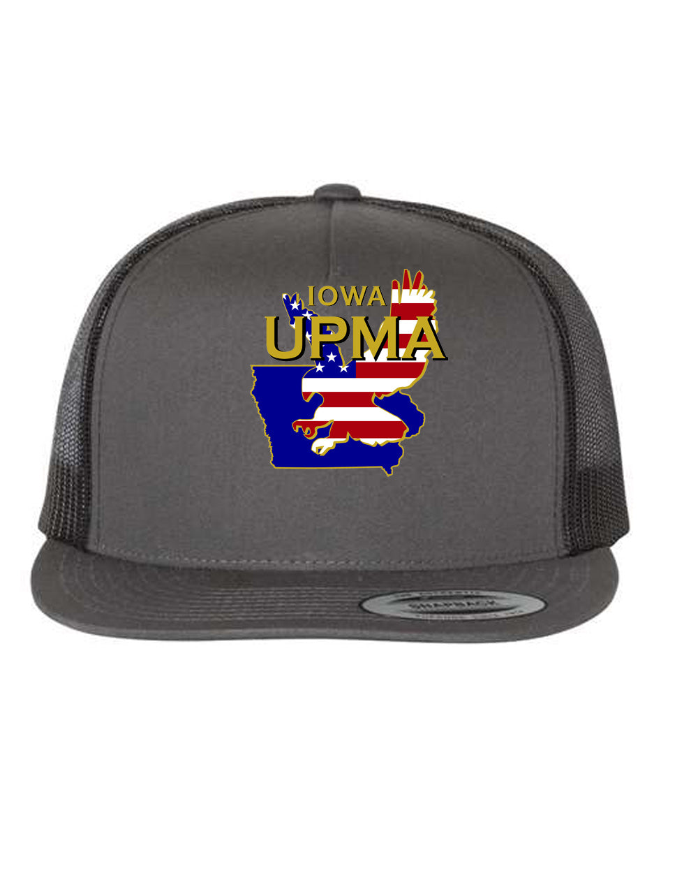 IOWA Logo Embroidered Retro Trucker Cap
