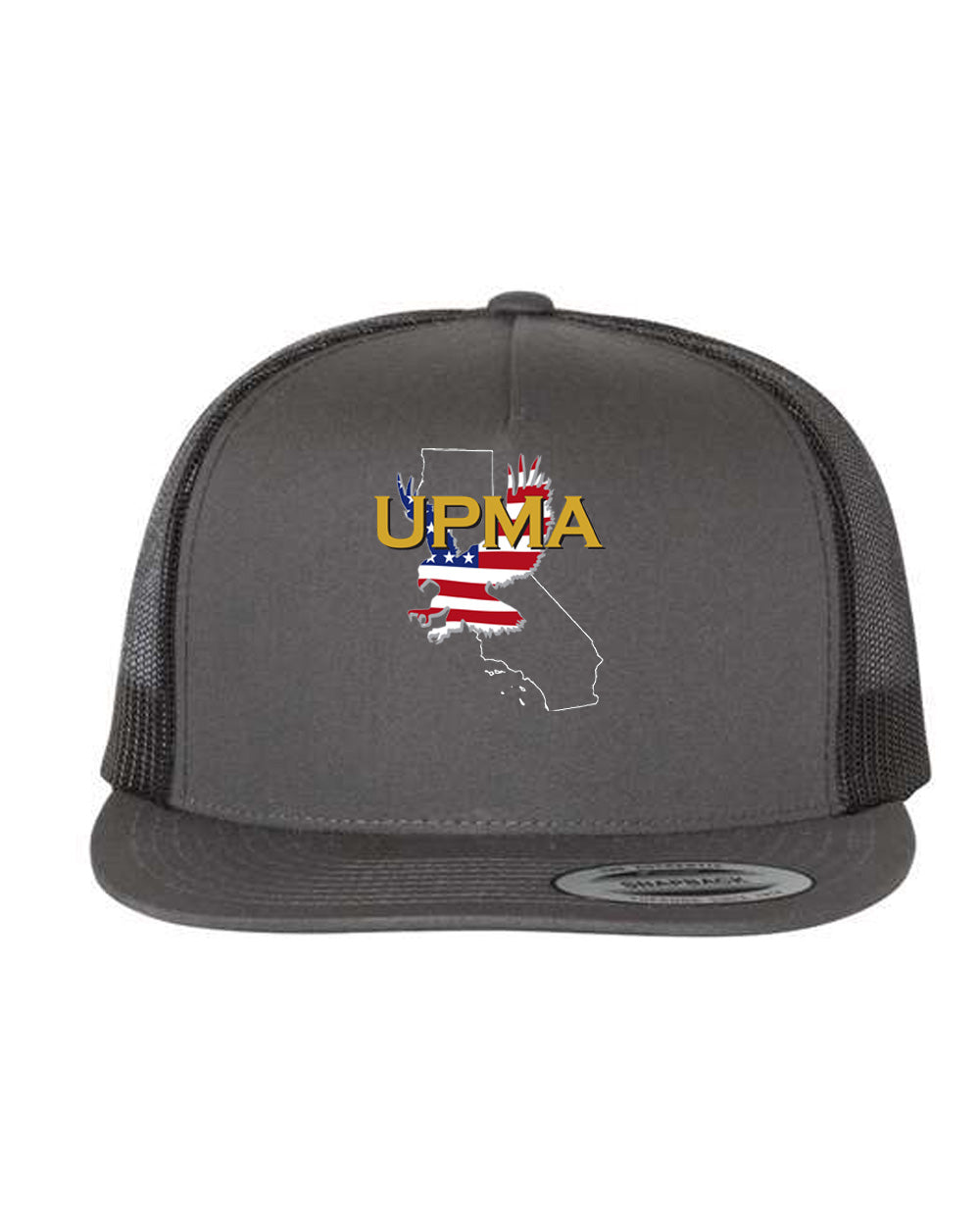 CALIFORNIA Logo Embroidered Retro Trucker Cap