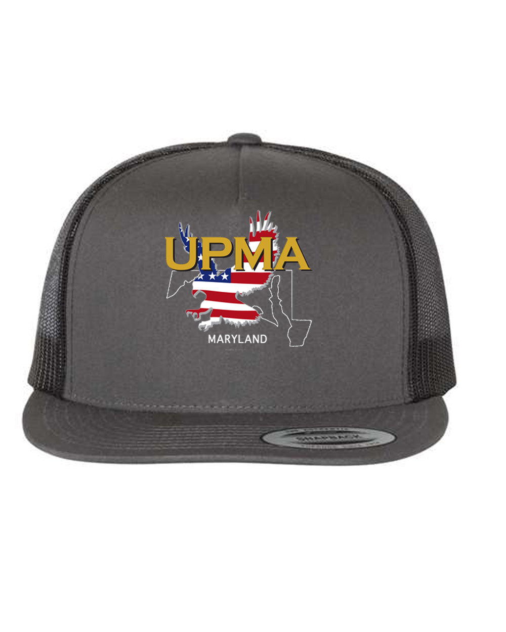 MARYLAND Logo Embroidered Retro Trucker Cap