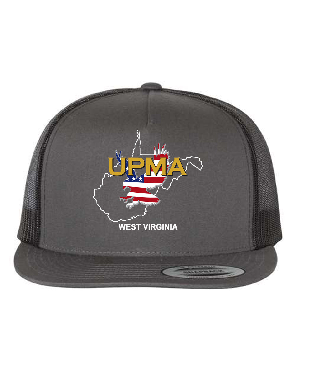 WEST VIRGINIA Logo  Embroidered Retro Trucker Cap