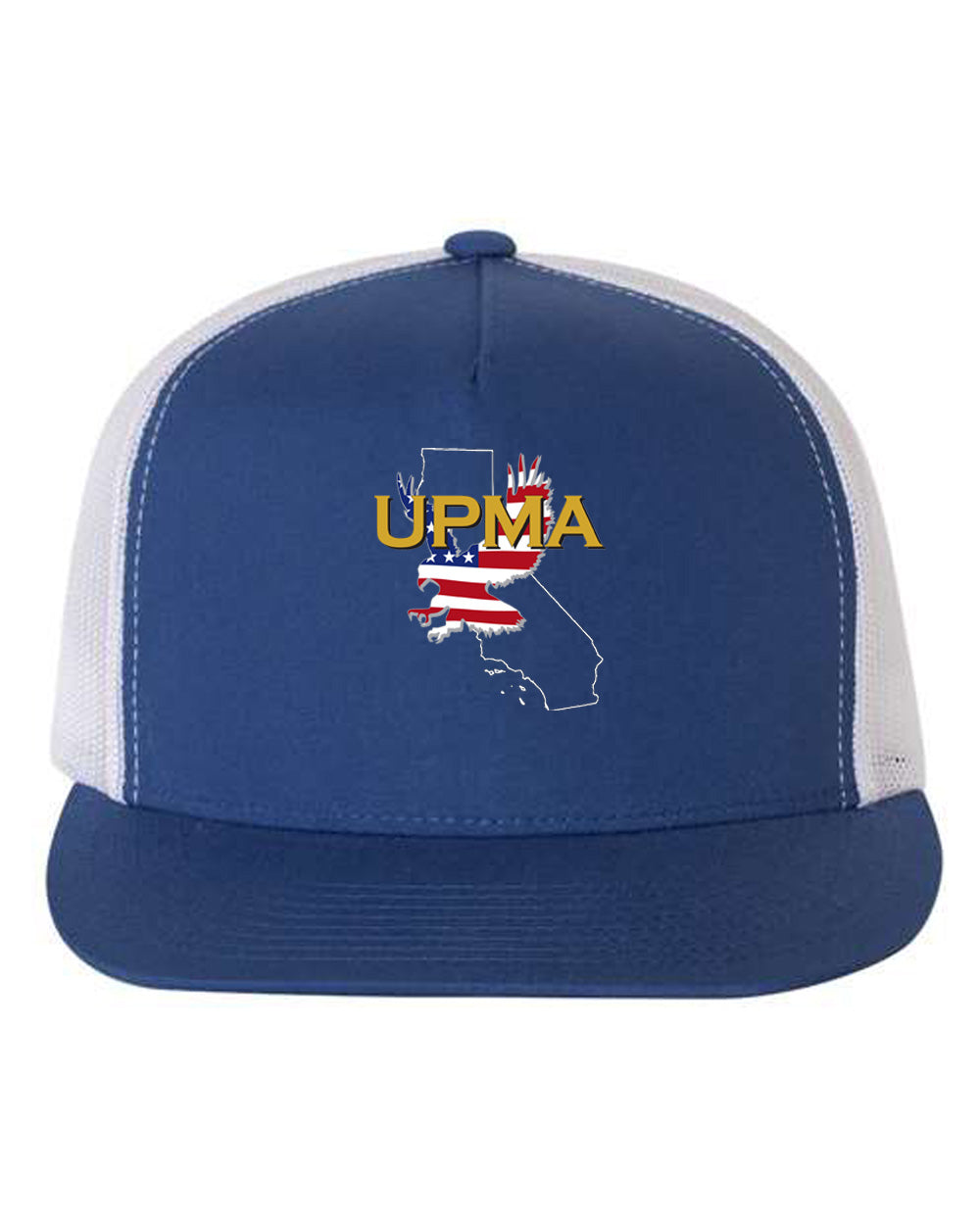 CALIFORNIA Logo Embroidered Retro Trucker Cap