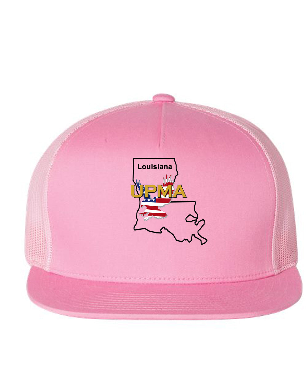 LOUISIANA Logo Embroidered Retro Trucker Cap