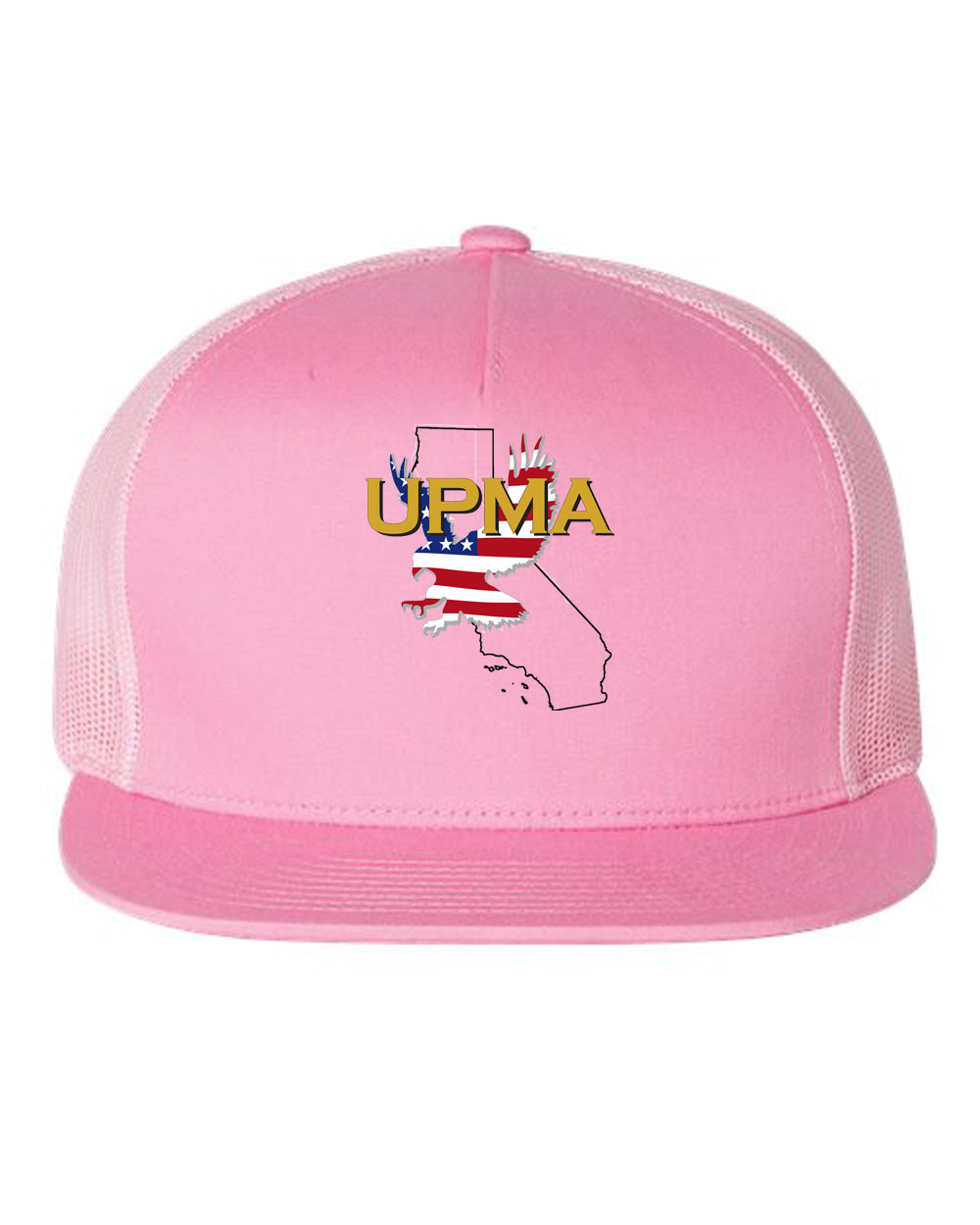 CALIFORNIA Logo Embroidered Retro Trucker Cap
