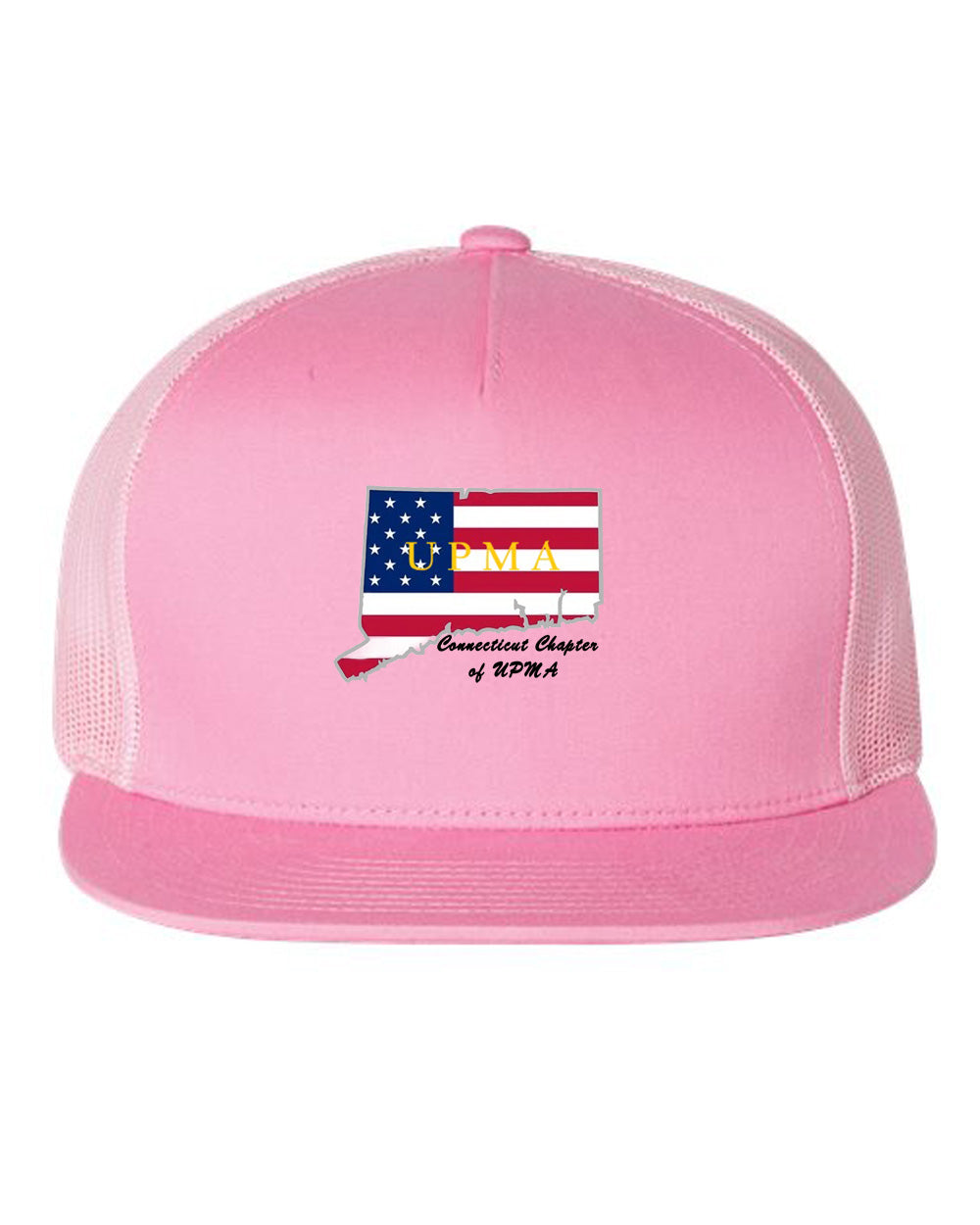 CONNECTICUT Logo Embroidered Retro Trucker Cap