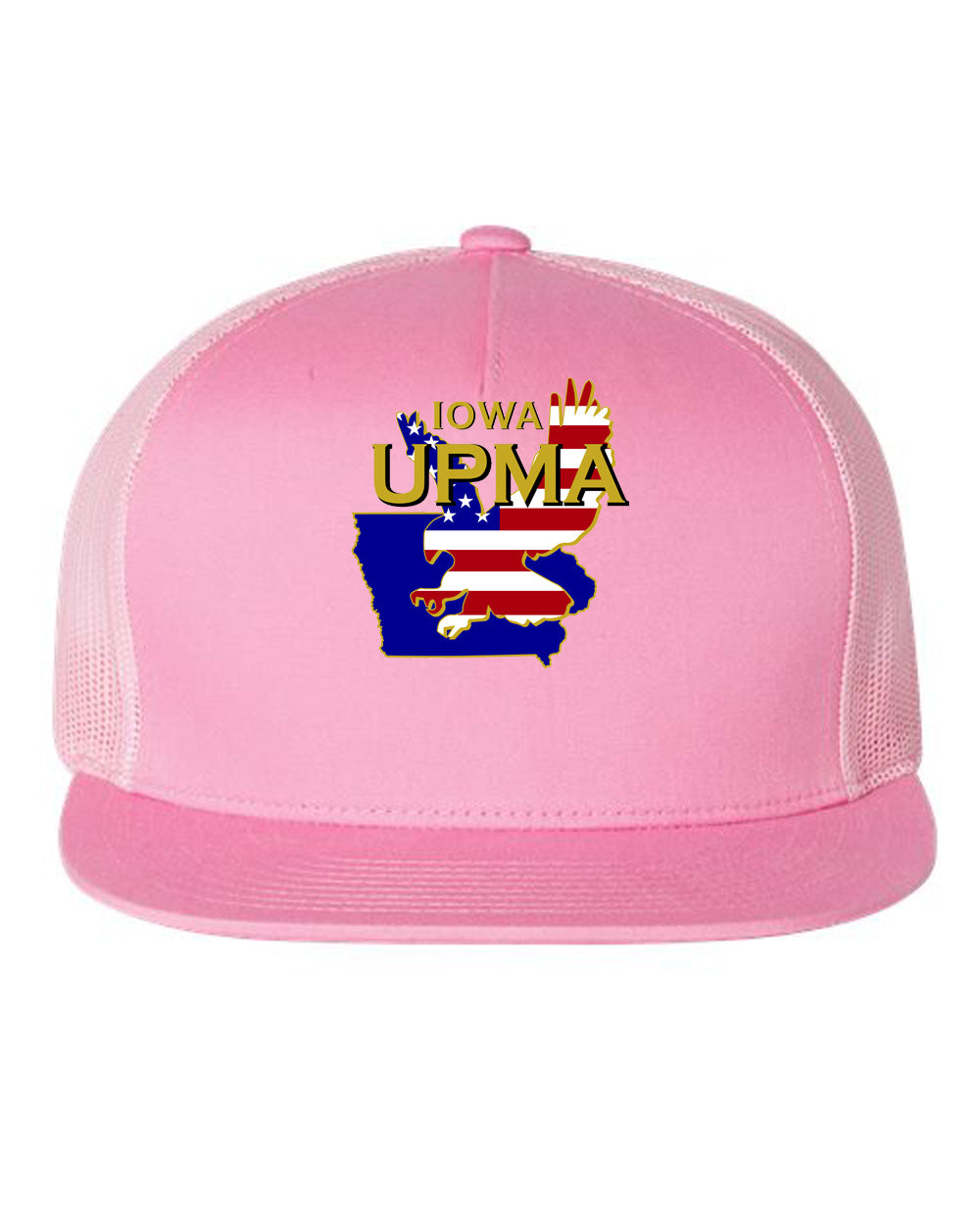 IOWA Logo Embroidered Retro Trucker Cap