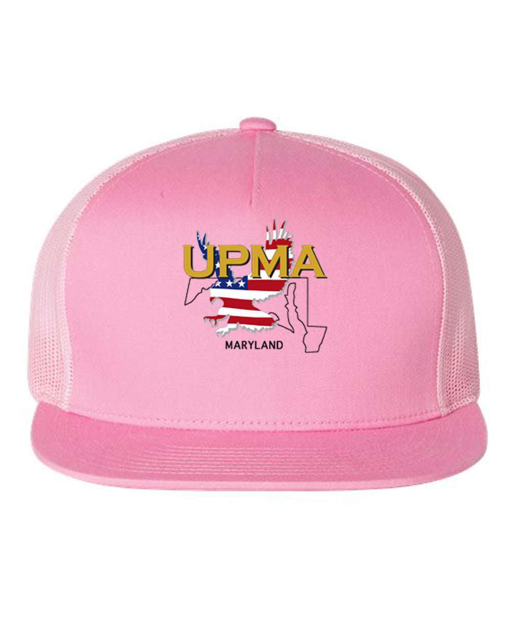 MARYLAND Logo Embroidered Retro Trucker Cap