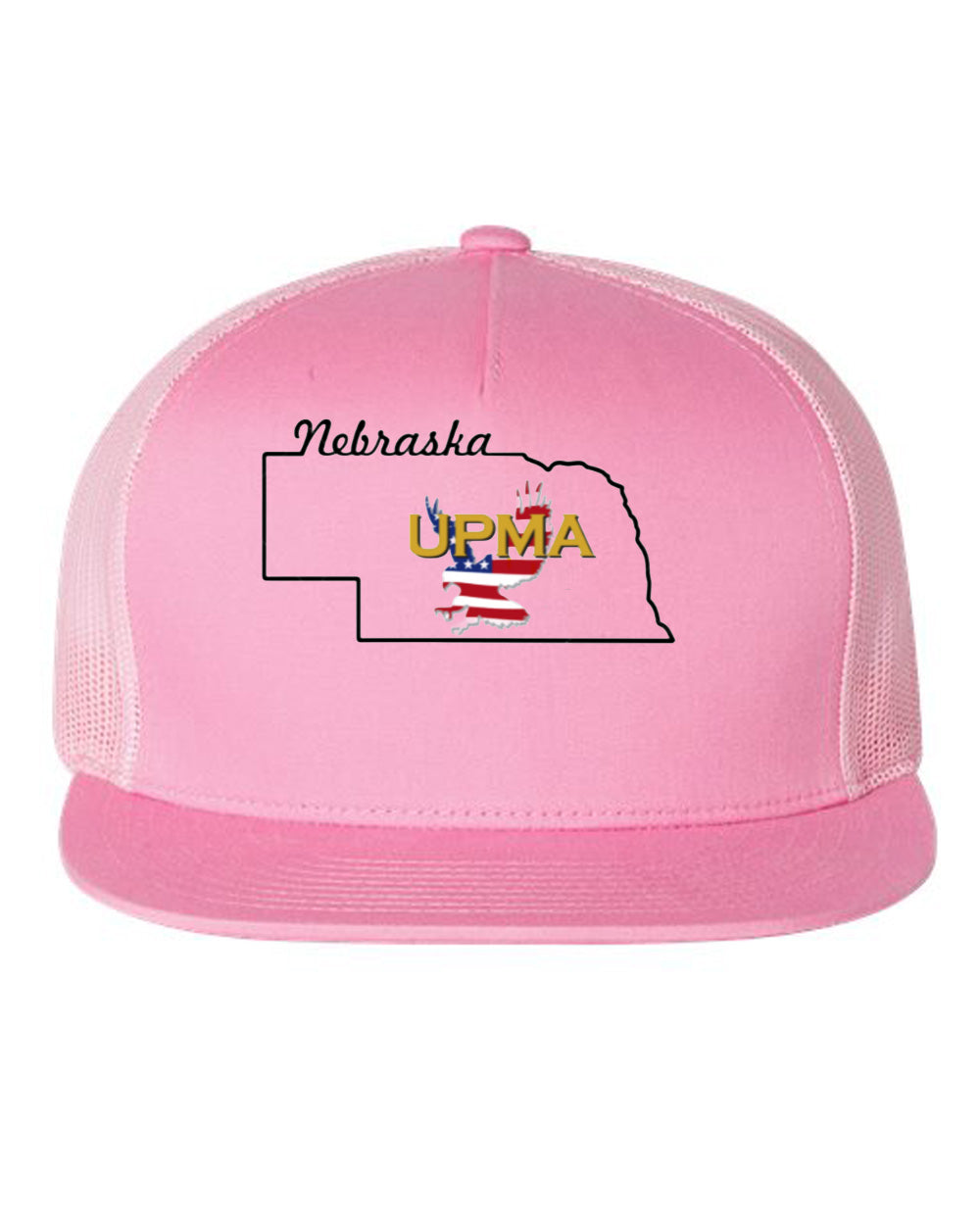 NEBRASKA Logo Embroidered Retro Trucker Cap