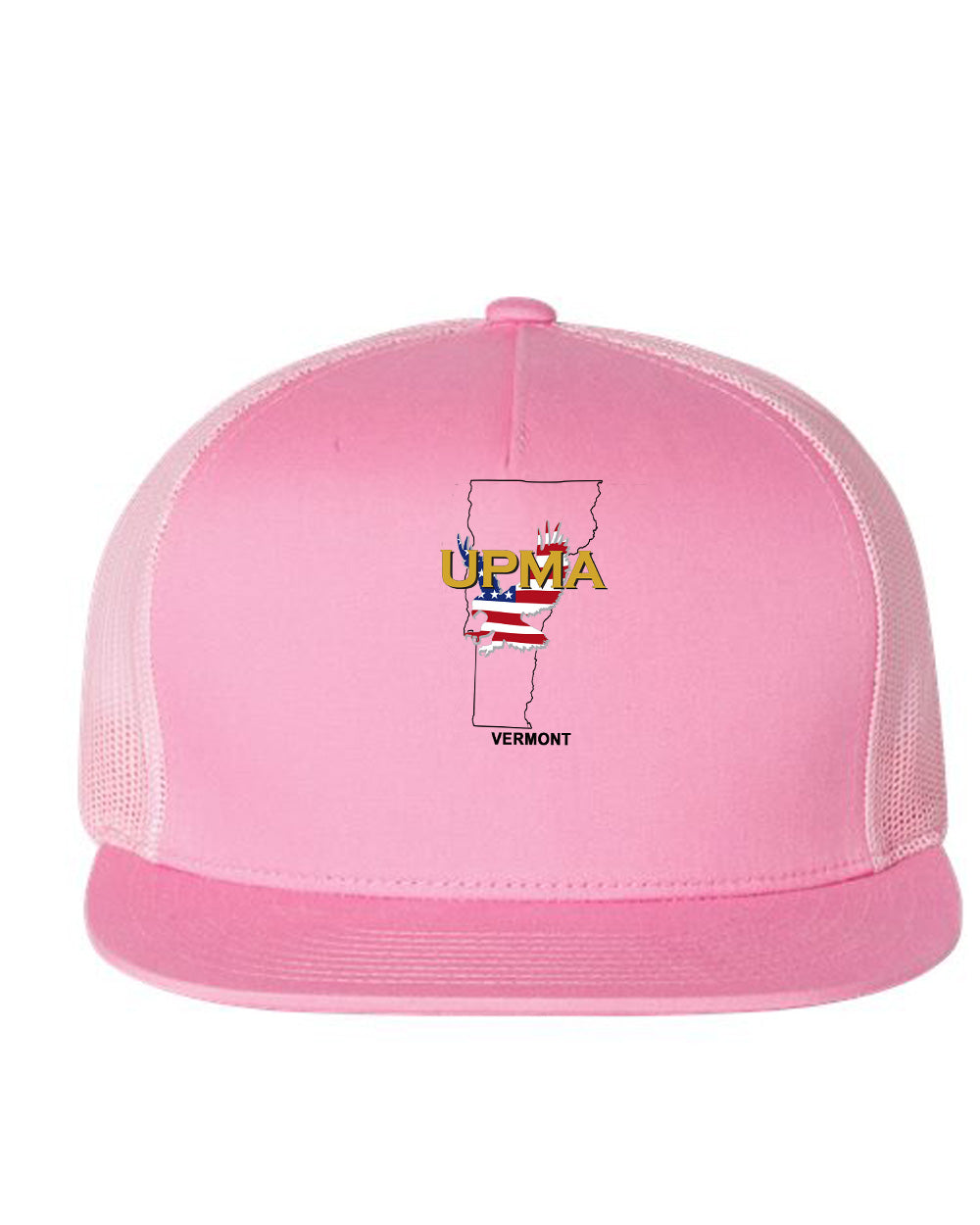VERMONT Logo Embroidered Retro Trucker Cap