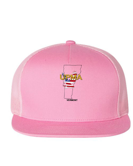 VERMONT  Logo  Embroidered Retro Trucker Cap