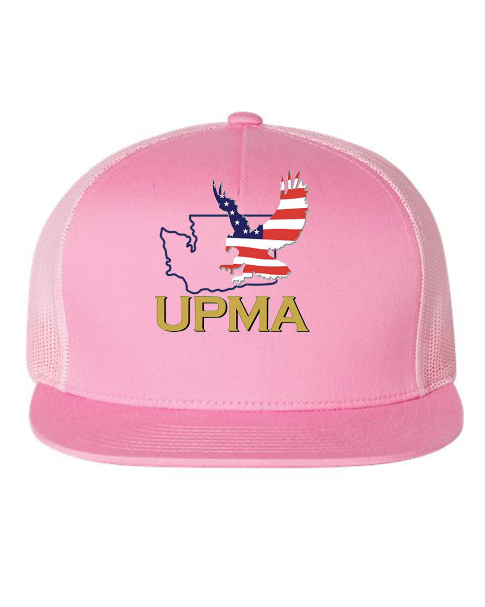 WASHINGTON Logo Embroidered Retro Trucker Cap