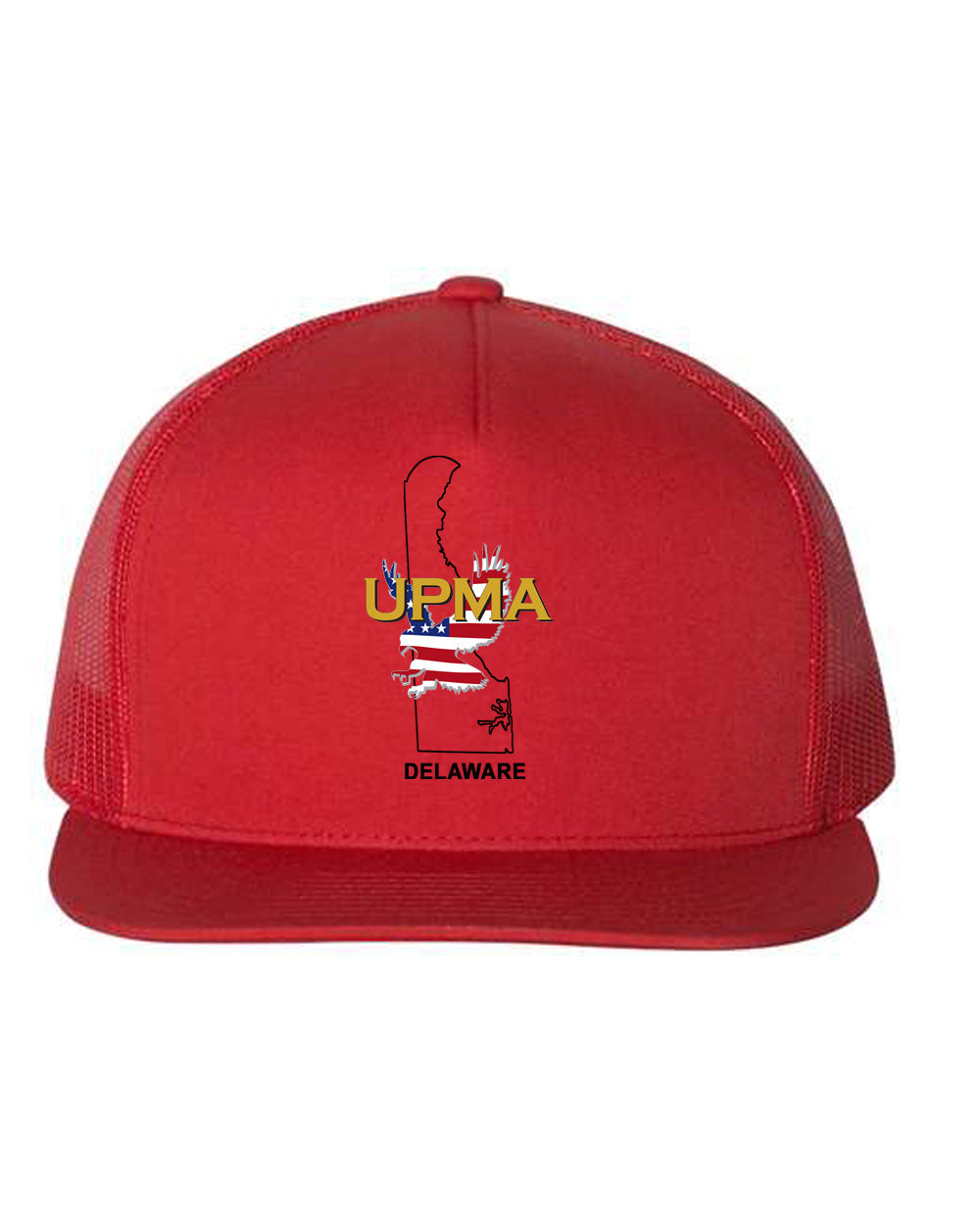 DELAWARE Logo Embroidered Retro Trucker Cap