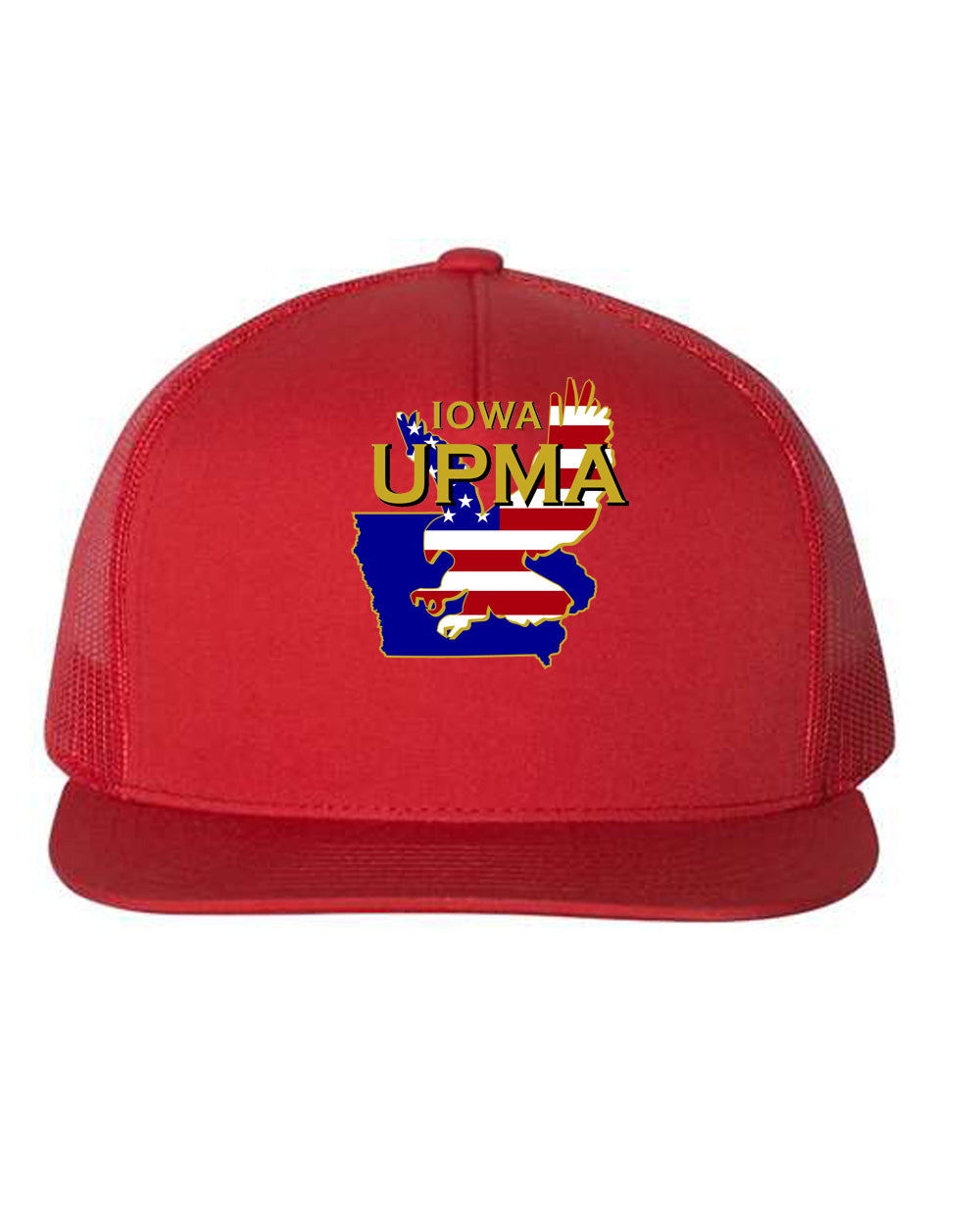 IOWA Logo Embroidered Retro Trucker Cap