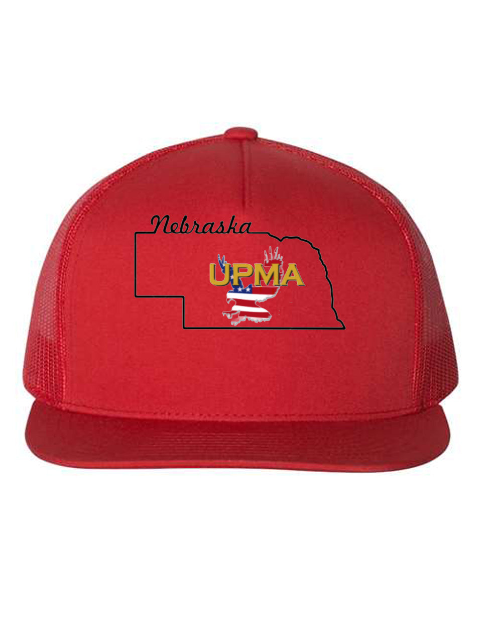 NEBRASKA Logo Embroidered Retro Trucker Cap