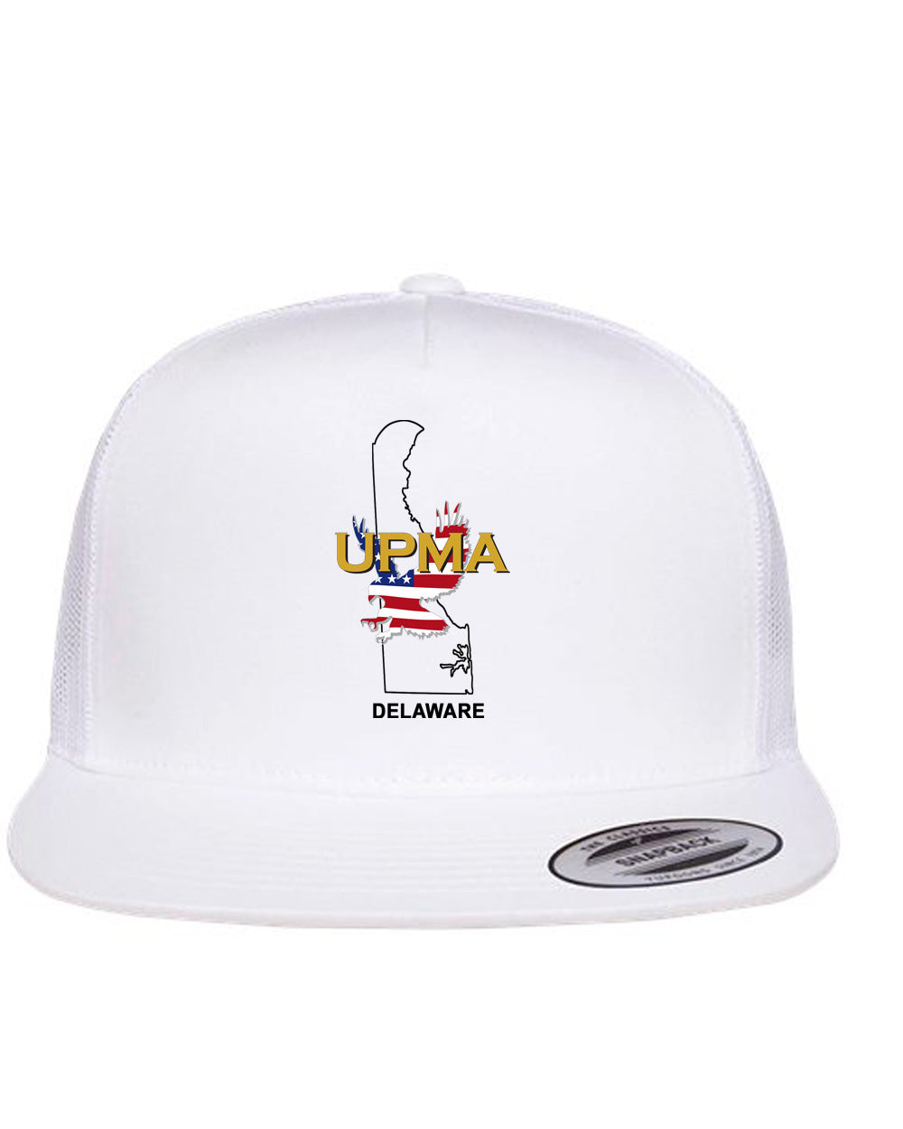 DELAWARE Logo Embroidered Retro Trucker Cap