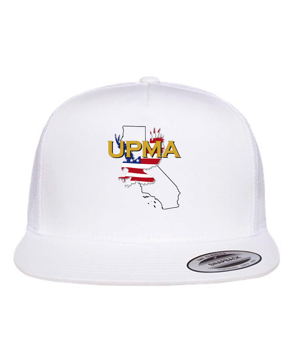 CALIFORNIA Logo Embroidered Retro Trucker Cap
