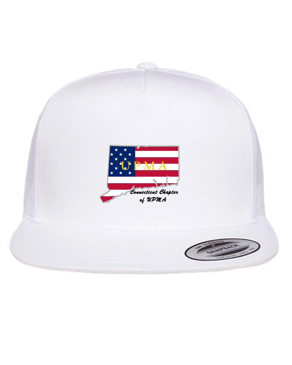 CONNECTICUT Logo Embroidered Retro Trucker Cap