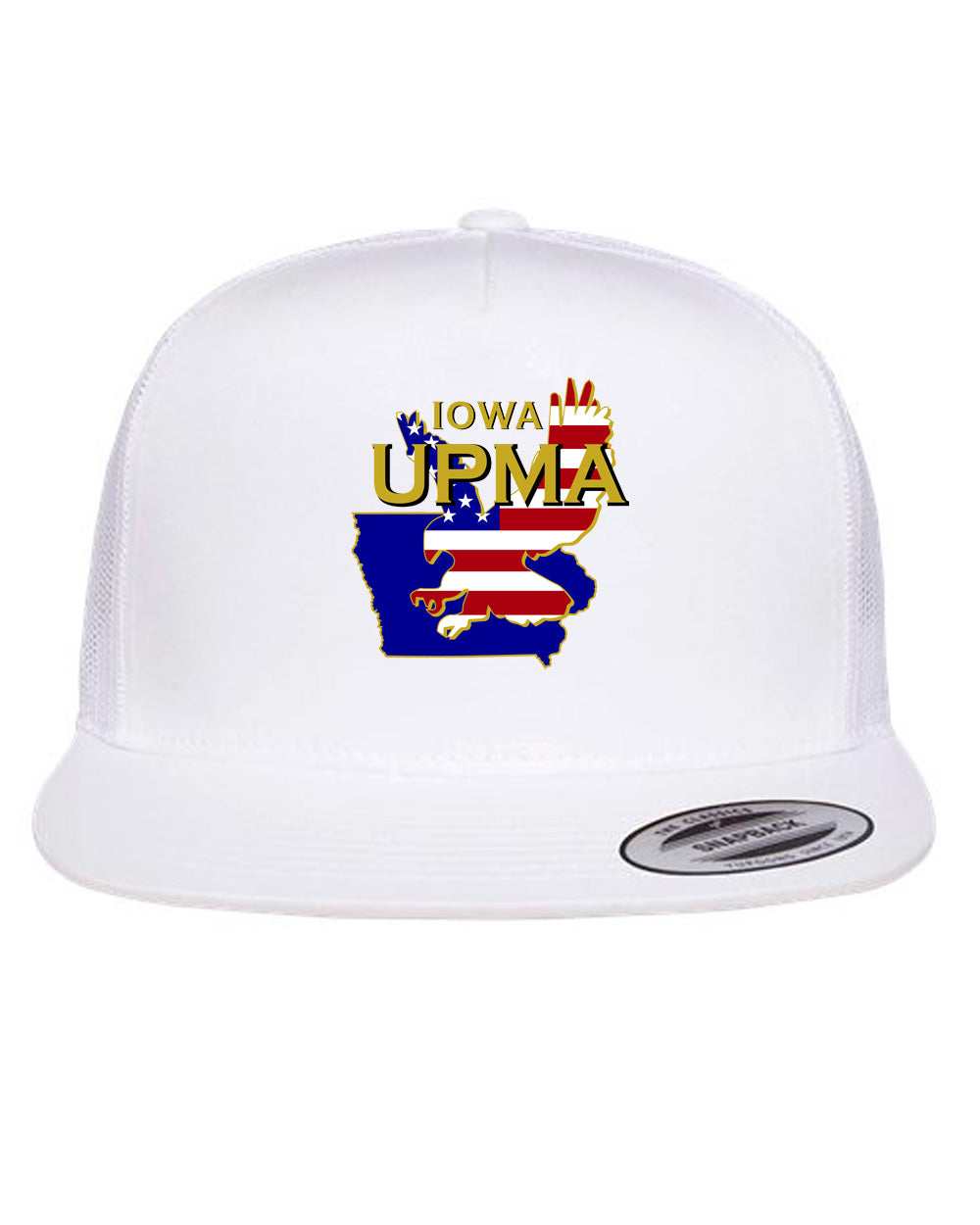 IOWA Logo Embroidered Retro Trucker Cap