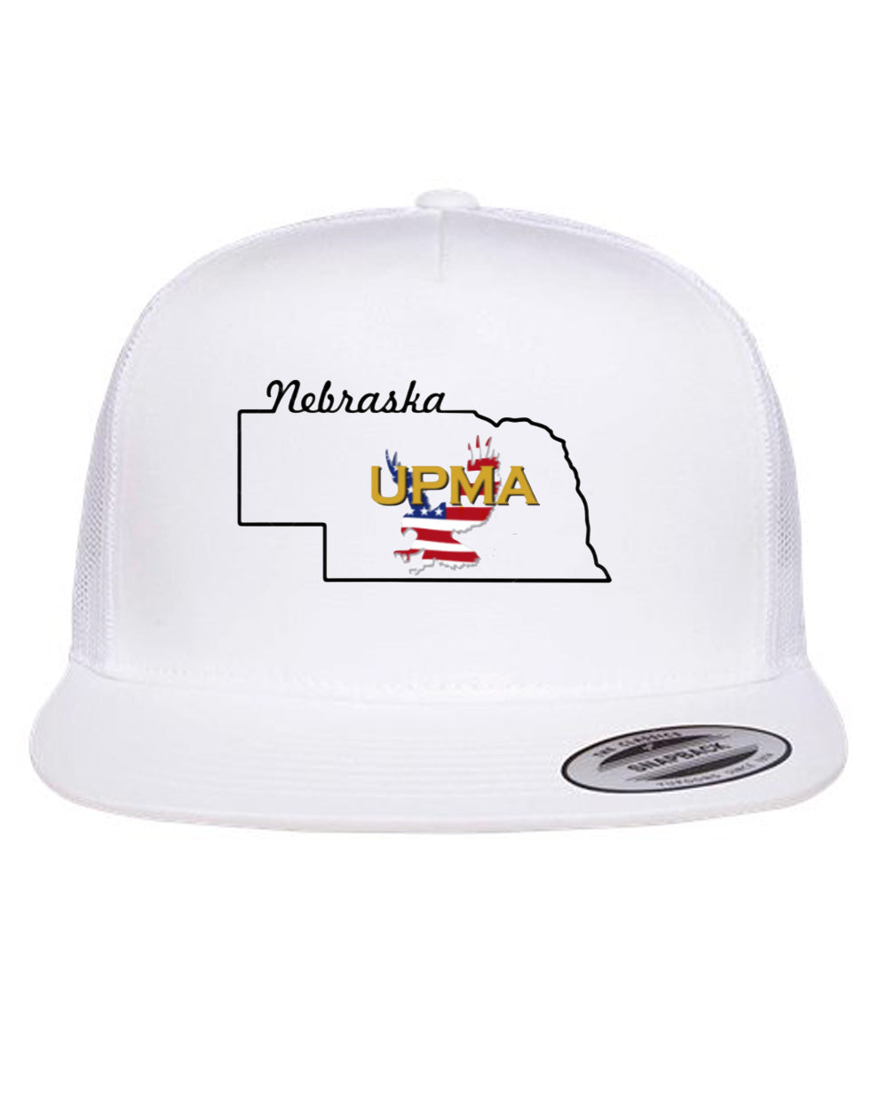 NEBRASKA Logo Embroidered Retro Trucker Cap