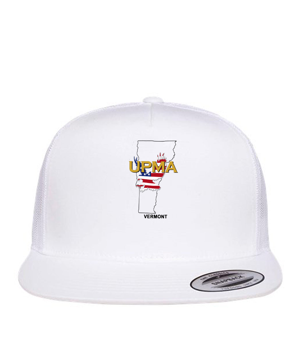 VERMONT Logo Embroidered Retro Trucker Cap