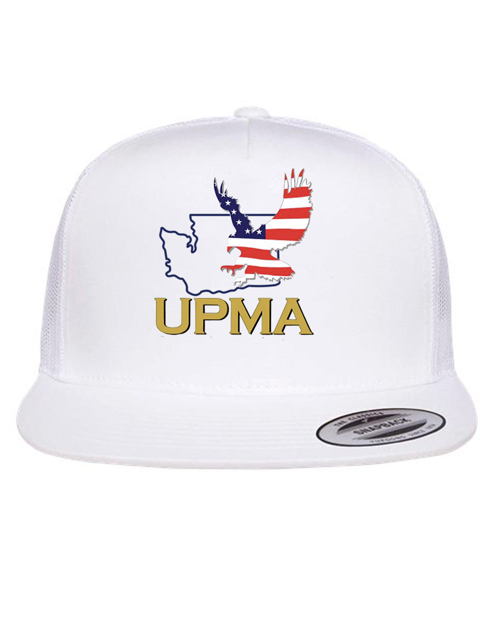 WASHINGTON Logo Embroidered Retro Trucker Cap