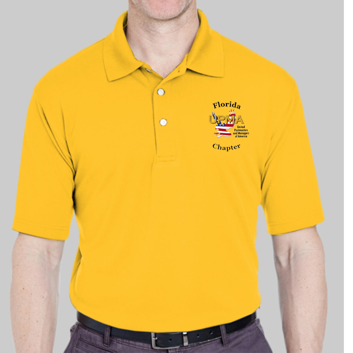 FLORIDA Logo Unisex Performance Polo Shirt Embroidered