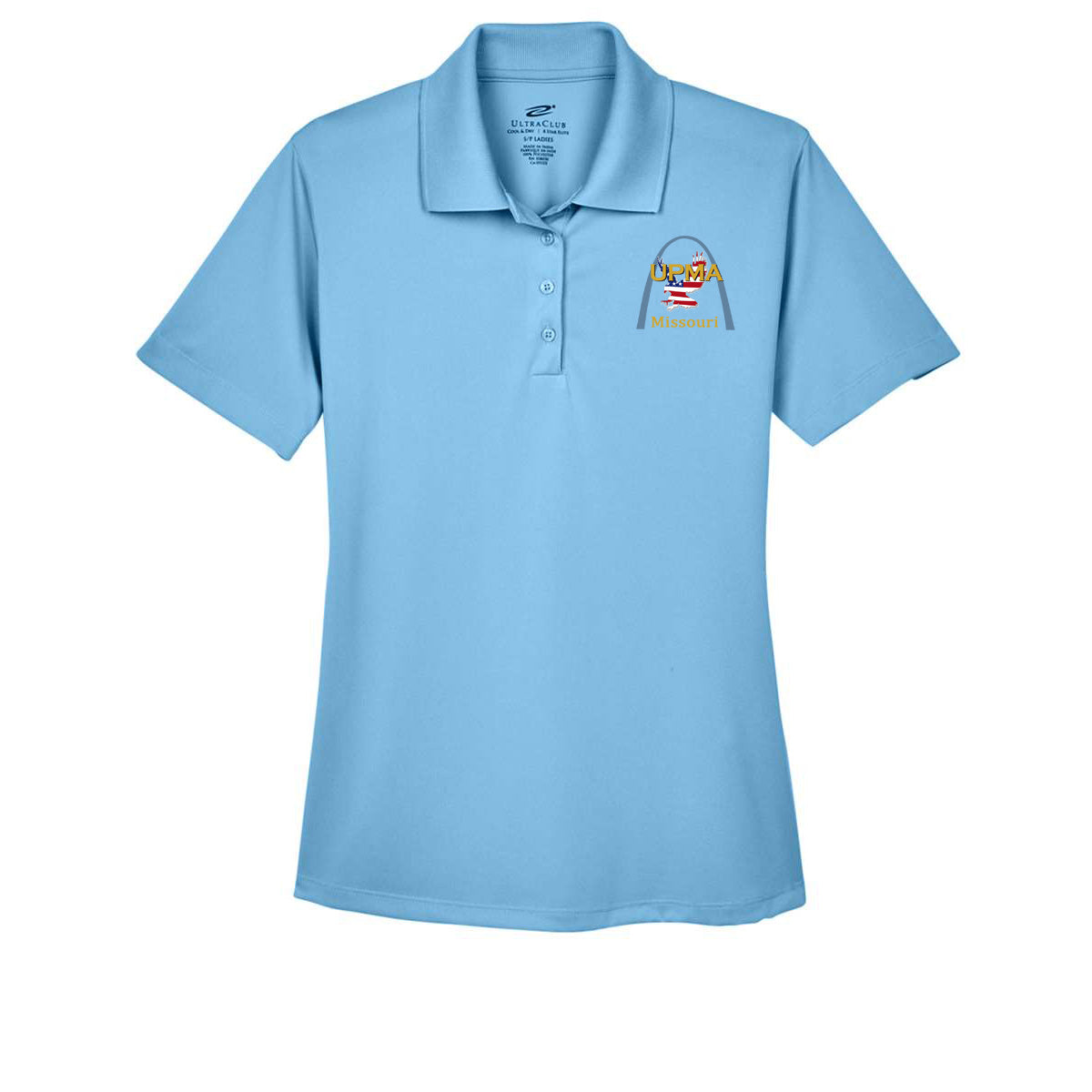MISSOURI State Logo Women's Performance Polo Embroidered
