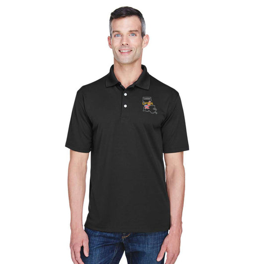 LOUISIANA State Logo unisex Performance Polo Shirt Embroidered