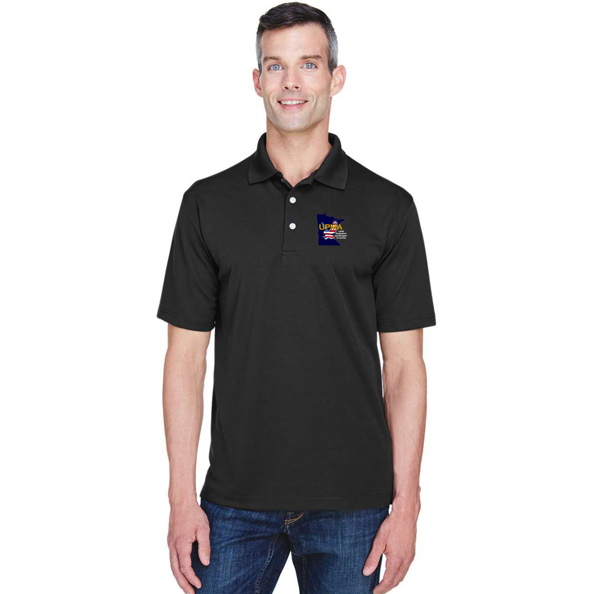 MINNESOTA State Logo Unisex Performance Polo Shirt Embroidered