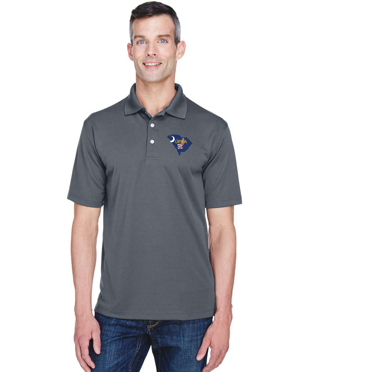 SOUTH CAROLINA Logo Unisex Performance Polo Shirt Embroidered