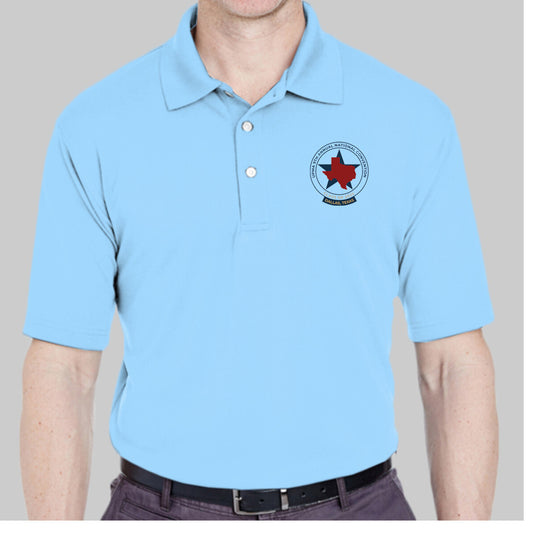 FIRST TIMERS 2025 DALLAS Logo unisex Performance Polo Shirt Embroidered