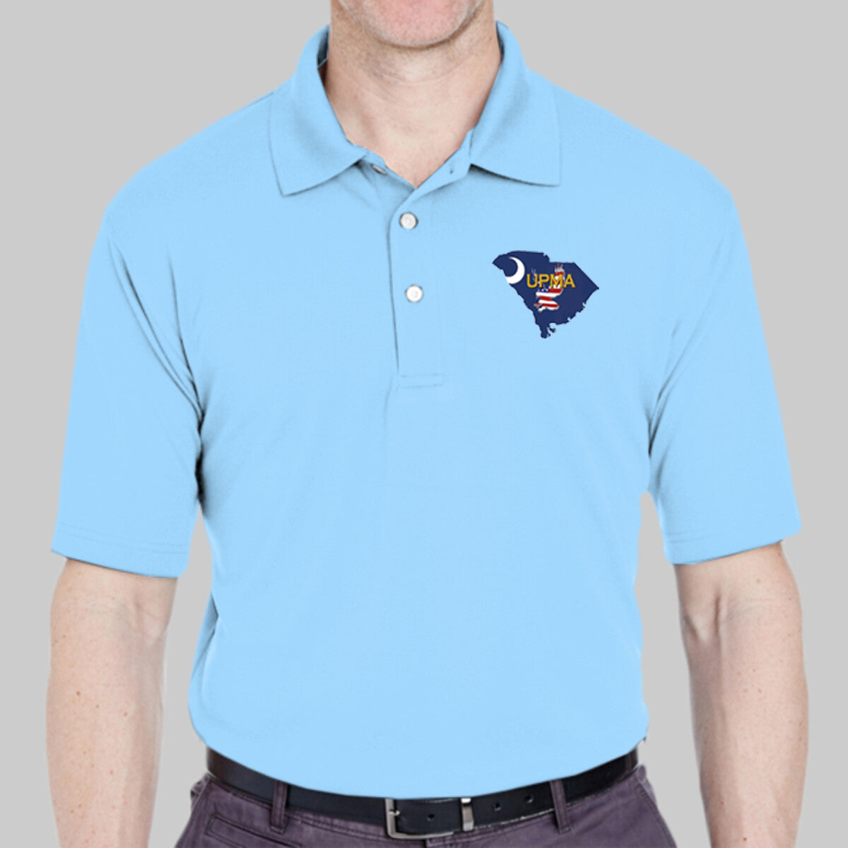 SOUTH CAROLINA Logo Unisex Performance Polo Shirt Embroidered