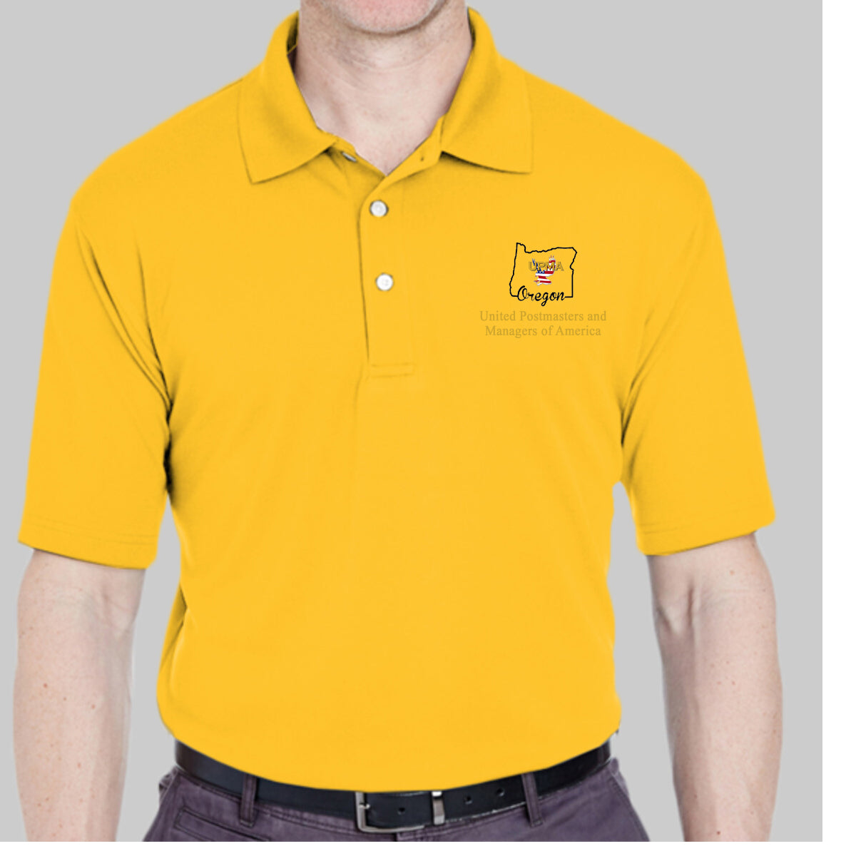 OREGON State Logo unisex Performance Polo Shirt Embroidered