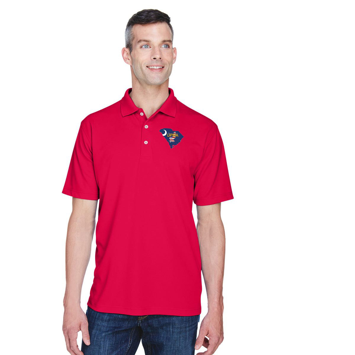 SOUTH CAROLINA Logo Unisex Performance Polo Shirt Embroidered