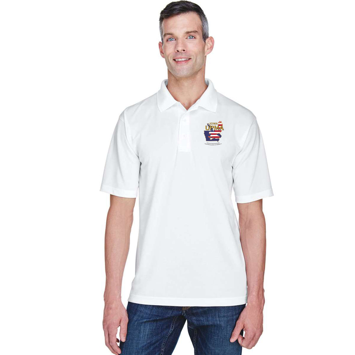 IOWA Logo Unisex Performance Polo Embroidered