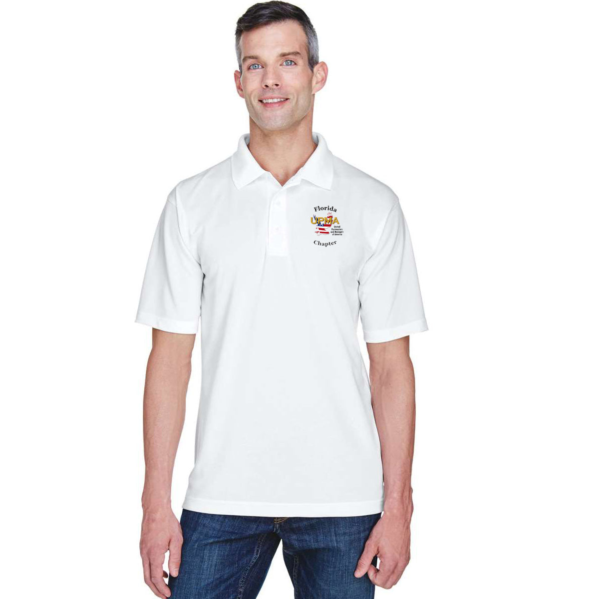 FLORIDA Logo Unisex Performance Polo Shirt Embroidered